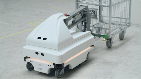 Vorschaubild für Mobile robot application at MIR with SICK S300 safety laser scanner and Flexi Soft Motion Control device