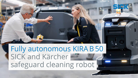 Vorschaubild für Safeguarding a fully autonomous scrubber dryer robot – A joint effort by Kärcher and SICK