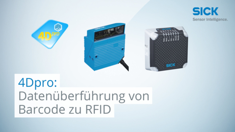 Vorschaubild für 4Dpro: Datenüberführung von Barcode zu RFID