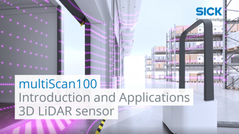 Vorschaubild für 3D LiDAR sensor multiScan100 - Detects and localizes in various 3D applications