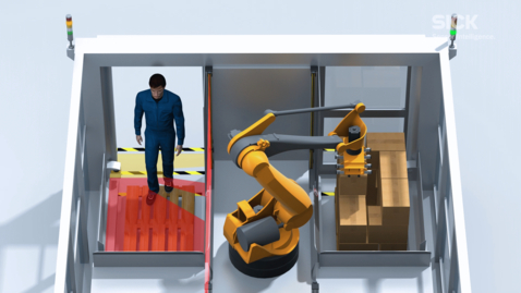 Vorschaubild für Safe Robotics: Palletizing application