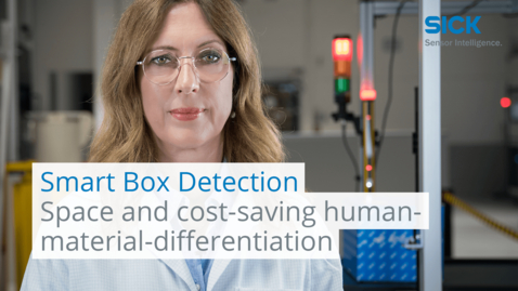 Vorschaubild für deTec4 Smart Box Detection: Space and cost-saving human-material differentiation
