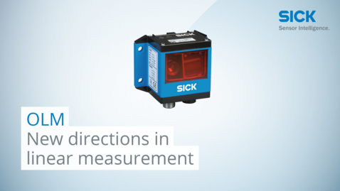 Vorschaubild für New directions in linear measurement: OLM from SICK
