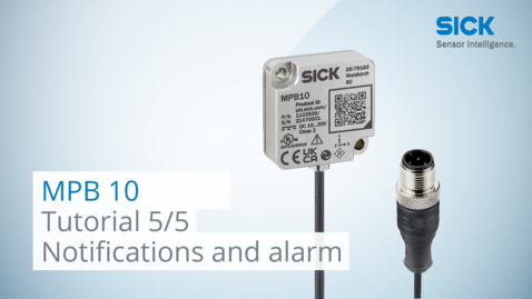 Vorschaubild für Tutorial MPB10 Condition Monitoring (Part 5/5): Notifications and alarm