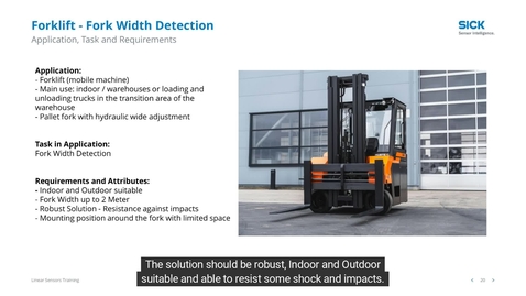 Vorschaubild für SE Tech Booster - Linear Sensors: Forklift
