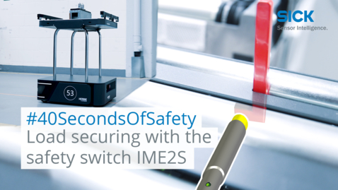 Vorschaubild für #40SecondsOfSafety: Use a safety switch to easily secure light loads on an AGC