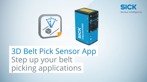 Vorschaubild für Step up your belt picking applications with 3D Belt Pick SensorApp