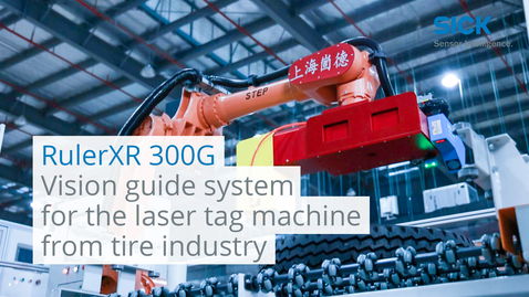 Vorschaubild für Sucess Story: Vision guide system for the laser tag machine from tire industry
