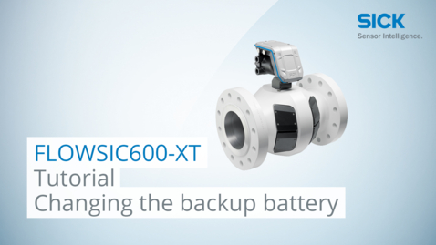 Vorschaubild für Tutorial: Changing the backup battery of the FLOWSIC600-XT gas meter