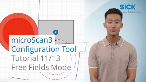 Vorschaubild für Tutorial Config Tool ABB (11/13):  Configure Protective Fields in Free Fields Mode