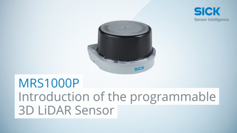 Vorschaubild für MRS1000P from SICK: Introduction of the programmable 3D LiDAR Sensor MRS1000P