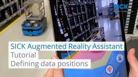Vorschaubild für Tutorial SICK Augmented Reality Assistant: Defining data positions