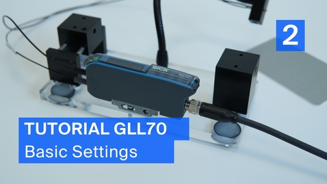 Thumbnail for Tutorial GLL70 (2/3) - Basic Settings | SICK