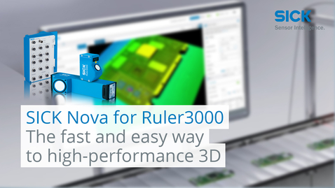 Vorschaubild für SICK Nova for Ruler3000 – The fast and easy way to high-performance 3D