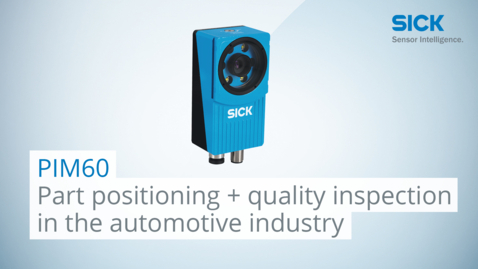 Vorschaubild für Inspector PIM60 Part positioning and quality inspection in the automotive industry