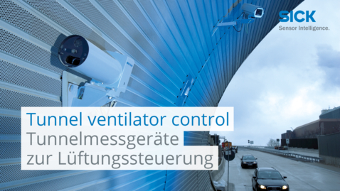 Vorschaubild für Tunnelmessgeräte zur Lüftungssteuerung von SICK