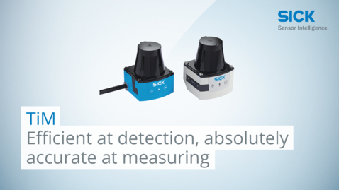 Vorschaubild für Efficient at detection, absolutely accurate at measuring: TiM from SICK