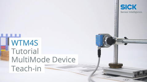 Vorschaubild für Tutorial WTM4S: MultiMode Device, Teach-in