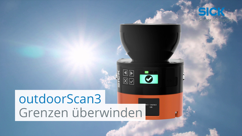 Vorschaubild für outdoorScan3 von SICK: Gemeinsam Grenzen überwinden