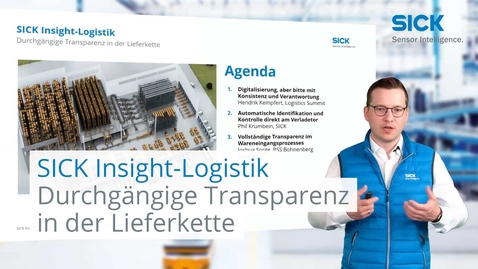 Vorschaubild für SICK Insight-Logistik: Transparenz Im Wareneingang