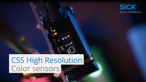Vorschaubild für New CSS High Resolution color sensor from SICK