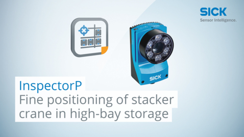 Vorschaubild für Fine positioning of stacker crane in high-bay storage with InspectorP