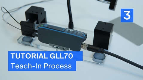 Thumbnail for Tutorial GLL70 (3/3) - Teach-In Process | SICK