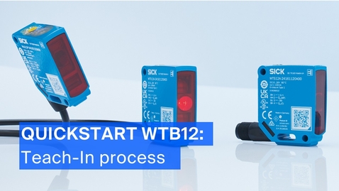 Vorschaubild für Quickstart WTB12: Teach-In Process