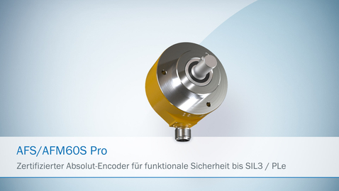 Vorschaubild für Absolut-Encoder AFS/AFM60S Pro für funktionale Sicherheit