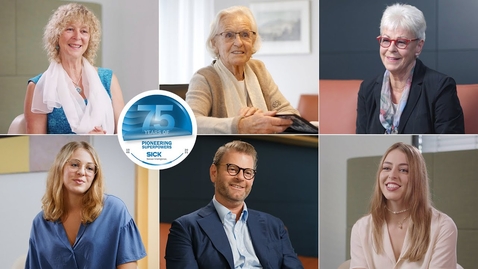 Vorschaubild für 75 Jahre SICK: Erinnerungen, Engagement, Verbundenheit