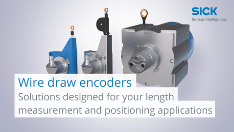 Vorschaubild für Wire draw encoders -  Solutions designed for your length measurement and positioning applications