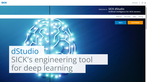 Vorschaubild für Deep Learning with SICK dStudio - Handle more complexity with less effort