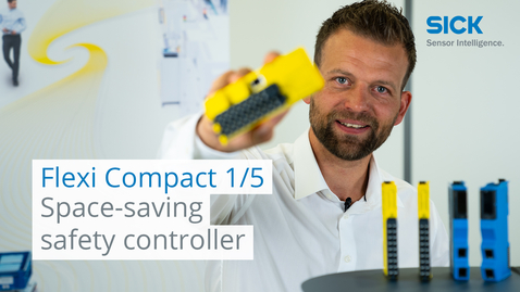 Vorschaubild für Introducing Flexi Compact (1/5): Space-saving safety controller