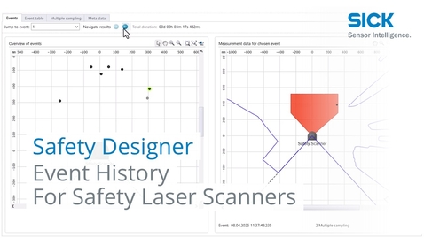 Vorschaubild für Tutorial Safety Designer: Event History For Safety Laser Scanners