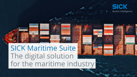 Vorschaubild für SICK Maritime Suite: The digital solution for the maritime industry