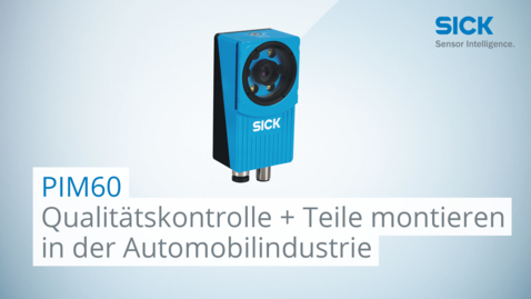 Vorschaubild für InspectorPIM60 Qualitätskontrolle und Montage von Teilen in der Automobilindustrie