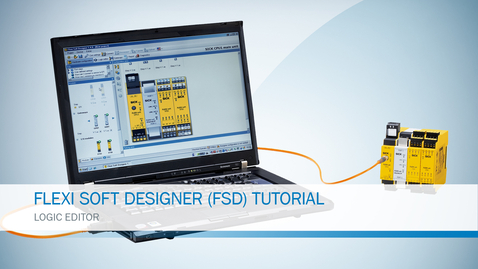 Vorschaubild für Tutorial Flexi Soft Designer (Part 3/10): Logic editor