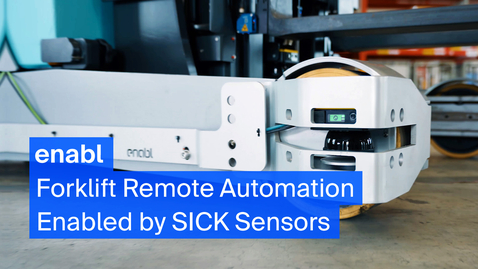 Vorschaubild für enable — Forklift Remote Automation Enabled by SICK Sensors