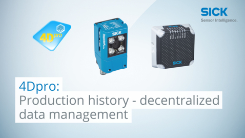 Vorschaubild für 4Dpro: Production history - decentralized data management