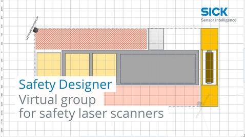 Vorschaubild für Tutorial Safety Designer: Virtual groups for safety laser scanners