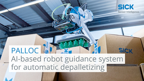 Vorschaubild für PALLOC – AI-based robot guidance system for automatic depalletizing
