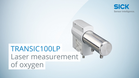 Vorschaubild für Laser measurement of oxygen with TRANSIC100LP from SICK