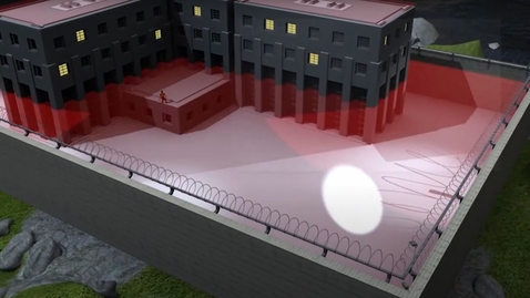 Vorschaubild für Functional principle of laser detector from SICK: Object tracking and camera management in a prison