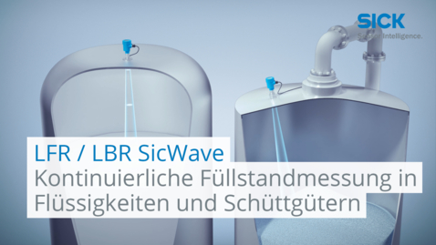 Vorschaubild für LFR / LBR SicWave: Kontinuierliche Füllstandmessung in Flüssigkeiten und Schüttgütern