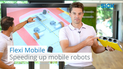 Vorschaubild für Speeding up mobile robots with the Flexi Mobile safety controller