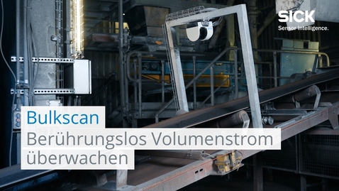 Vorschaubild für Bulkscan überwacht Schüttgüter auf Förderband bei Heidelberg Materials in Lengfurt