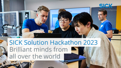 Vorschaubild für SICK Solution Hackathon 2023 - Brilliant minds from all over the world