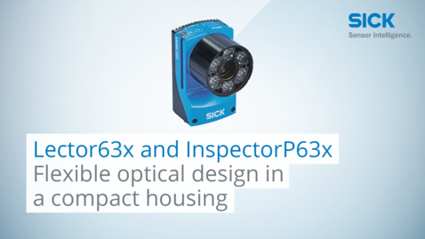 Vorschaubild für Lector63x and InspectorP63x from SICK: Flexible optical design in a compact housing