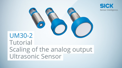 Vorschaubild für Tutorial UM30-2: Scaling of the analog output