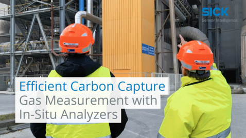 Vorschaubild für Gas Measurement with In-Situ Analyzers from SICK: Efficient Carbon Capture
